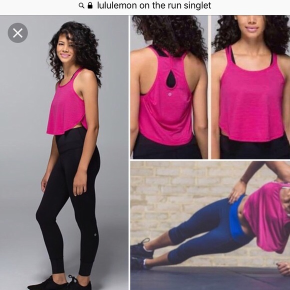 NWT size 2 lululemon red crop top tank!! - Picture 3 of 3